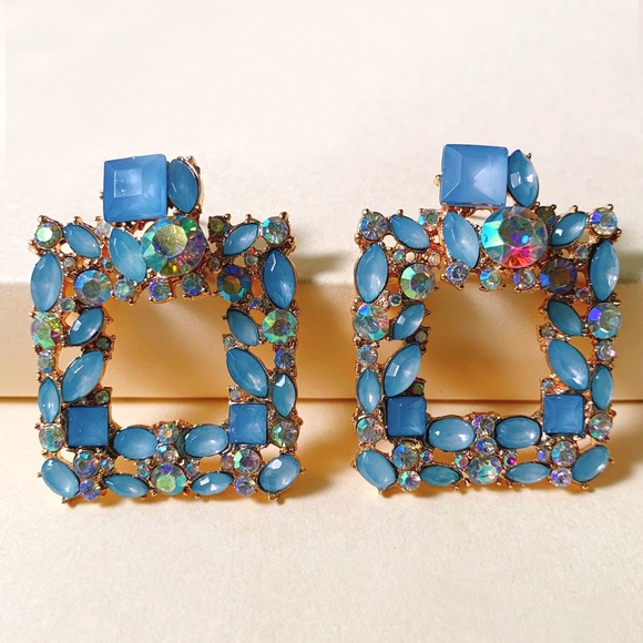 Lana Bean Jewels Jewelry - Alti square earrings